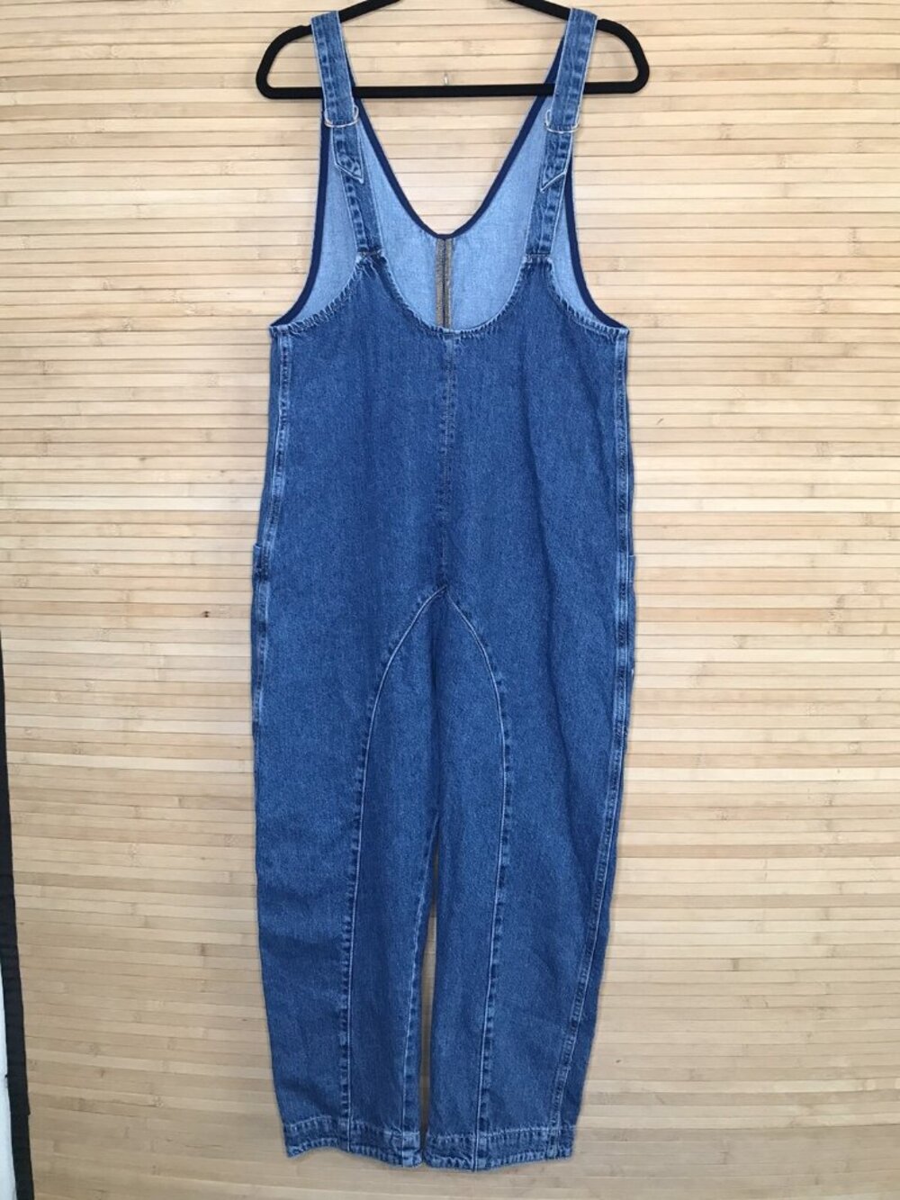 Free People We The Free High Roller Jumpsuit Blue romper Size XS - Picture 4 of 7
